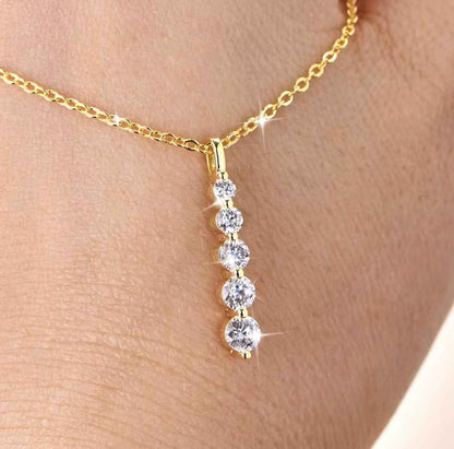 Bellemere Moissanite Necklace | 18k Gold