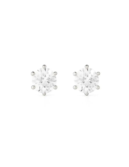 Sovereign Moissanite Stud Earrings - 6.5mm