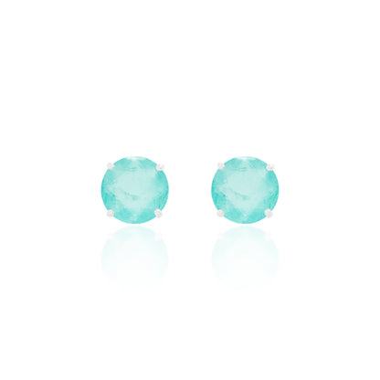 Chelsea Colombian Emerald Earrings — 10MM