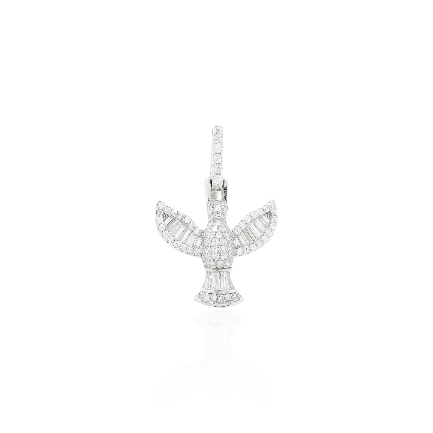 Ascension Necklace Pendant | Natural White Zircon